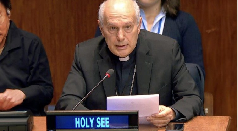 Mons. Gabriele Caccia, observador permanente de la Santa Sede ante las Naciones Unidas