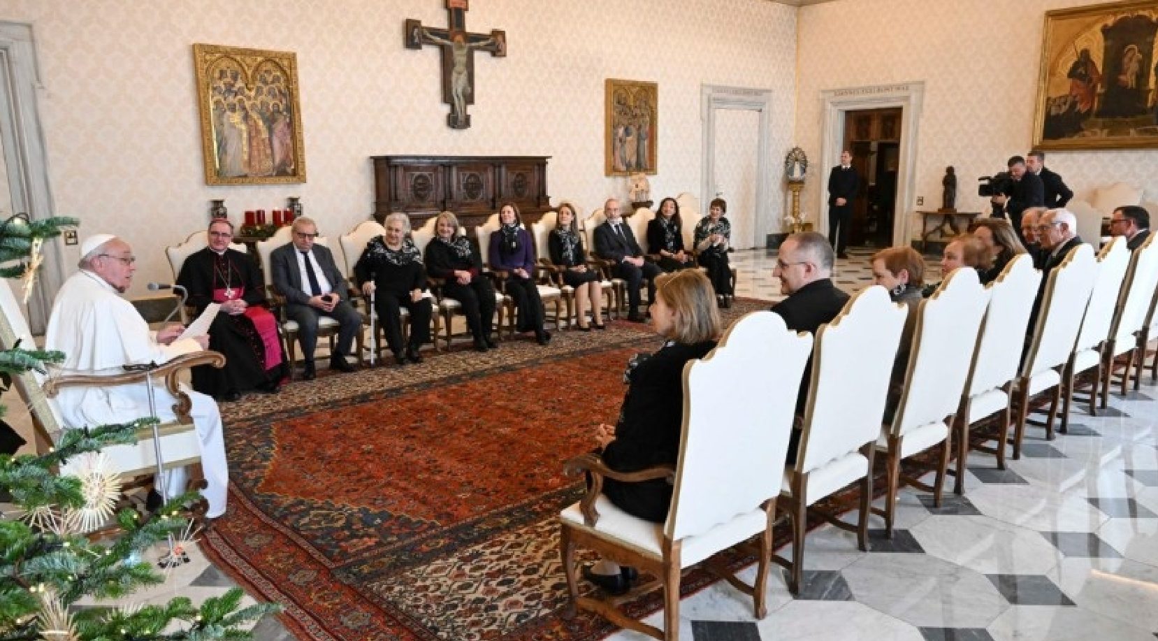 el Papa Francisco recibió en audiencia a una delegación de la ONG española Manos Unidas