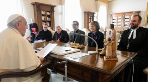 el Papa Francisco recibió en el Vaticano a una delegación de cristianos metodistas