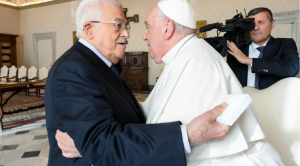 El Presidente Abbas, a menudo conocido como Abu Mazen, se reunió con el Papa Francisco en una audiencia privada