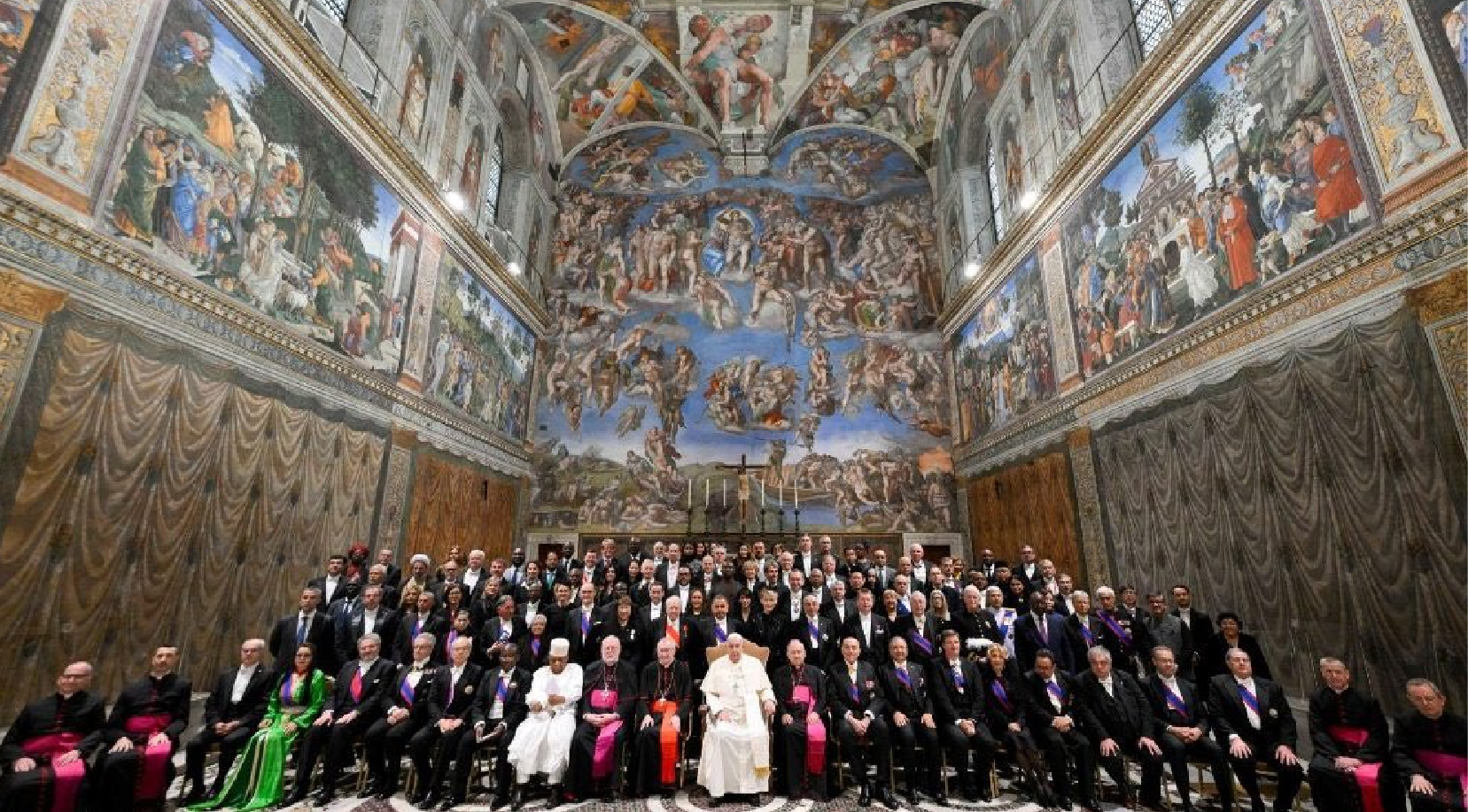 el Papa Francisco recibió en audiencia a los embajadores de todos los países con los que la Santa Sede mantiene relaciones diplomáticas.