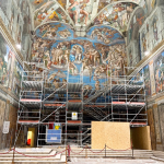 Vaticano inicia el trabajo de restauración del Juicio Final de Miguel Ángel en Capilla Sixtina Vaticano inicia el trabajo de restauración del Juicio Final de Miguel Ángel en Capilla Sixtina